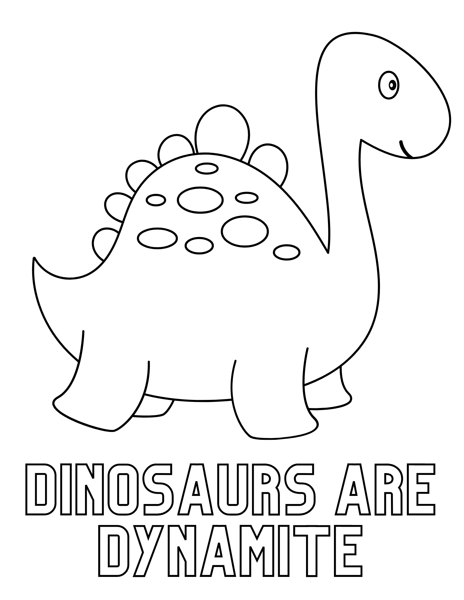 dinosaur coloring pages free printable