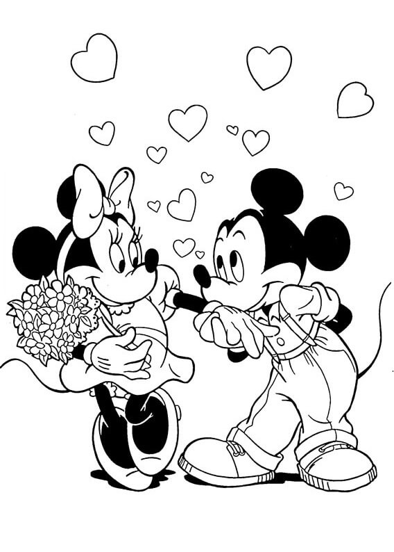 mickey mouse coloring pages